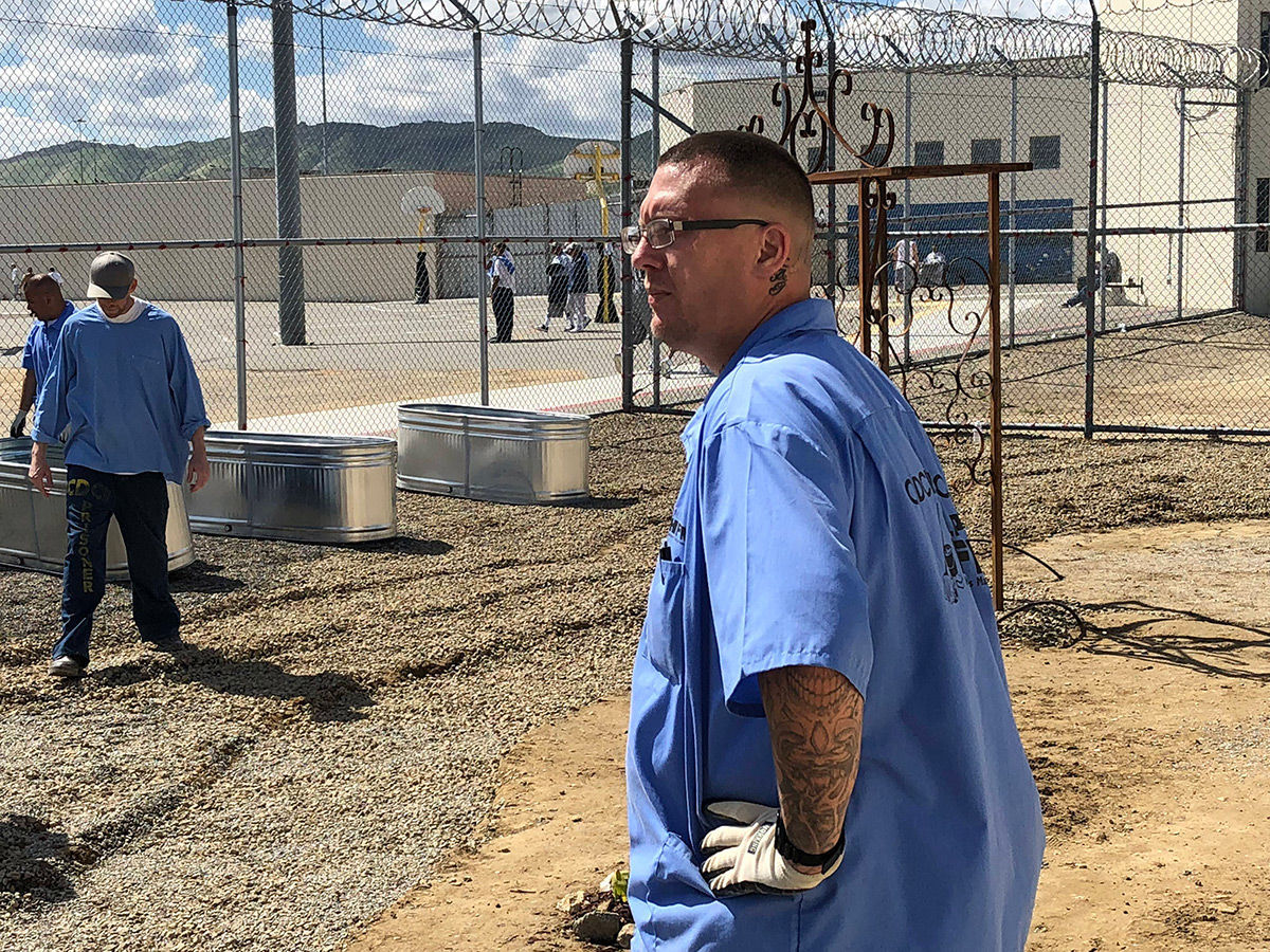 Avenal State Prison garden